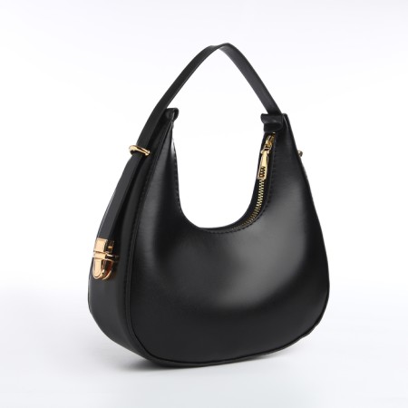 Women's bag with lightning, black color-2