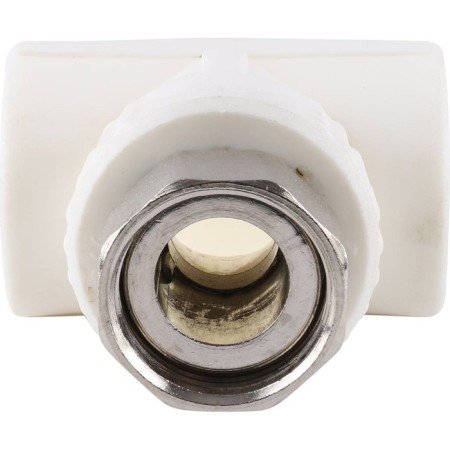 Combined Kalde, polypropylene tee, d = 32 mm x 1 ", with a rug nut-1