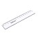 Line 15 cm Erichkrause "Clear", plastic, with a wavy edge, transparent