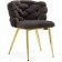 STULL OF A Metal Carcass Rendi Metal/Fabric, Gold/Gray 64x70x77 cm