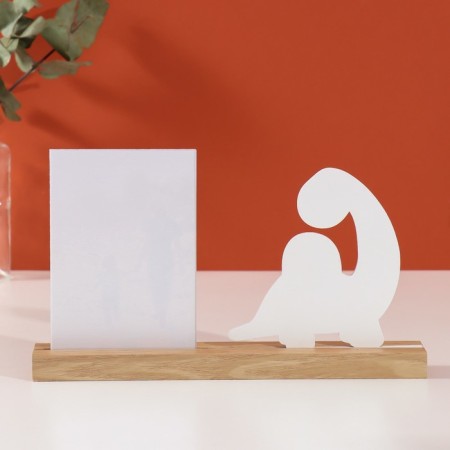 Photo frame wood, acrylic 10x15 cm "Dinosaurus" 4x27.3x14 cm-2
