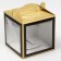 Confectionery box with a window, a chest, "New Year's chic" 20 x 20 x 20 cm, New Year