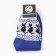 Women's socks "cat", blue color, rr 25-27