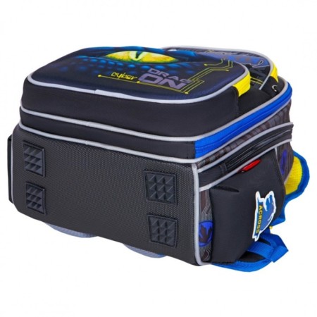Frame backpack 35 x 28 x 15 cm, Across 178, filling: bag, pencil case, blue ACR22-178-2-6