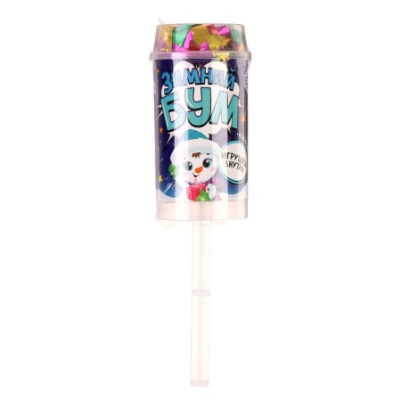 Chubby on the wand "winter boom", snowman 1, with stickers-4