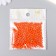 Round beads 6/0 "Orange Neon" 20 g