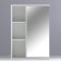 Bathroom mirror 60, universal, 83.2 cm x 60 cm x 18 cm