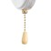 Bra Adele 1HE14 40W white with a golden patina 26x15x26 cm