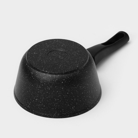 A set of kitchen utensils “Marble No. 3”, 6 objects, a lid, a removable handle, anti -stick coating, color dark marble-8