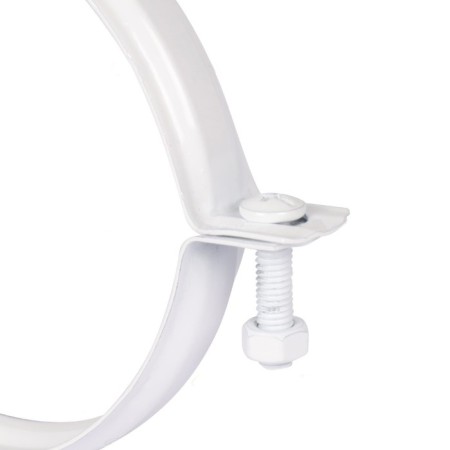 The chimney element Rommer RCA-6010-000003, mount to the wall, D = 100 mm, metal, white-4