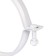 The chimney element Rommer RCA-6010-000003, mount to the wall, D = 100 mm, metal, white