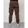 Cargo jeans men, size 44, brown color