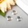 Decor for creativity plastic "Rhinestones Round. Transparent" (set 25 pcs) 1.8x1.8 cm