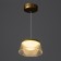 Bayerlux lamp "Dzeta" LED 24W 3000-6000K gold 18.5x18.5x9 cm