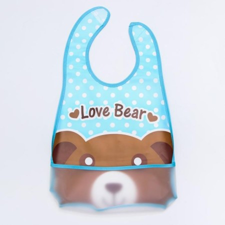 Biboy with the pocket "animals", waterproof, on Velcro, Mix color-1