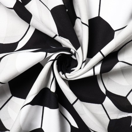 Curtain Ethel "Football", 145*260 cm, 100% cotton, matting-1