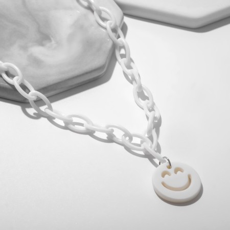 Pile “Smiley”, white color, 48 cm