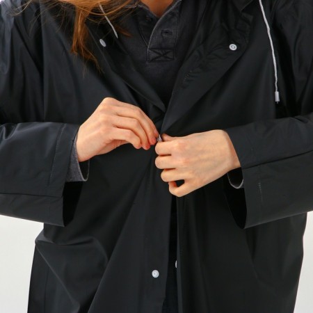 Rawnacer adult poncho “Everything that is not done, I do not do”, oversize, 44-52, 97 x 120 cm, black color is black-7