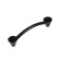 PC174BL handle, m/o 96 mm, black color