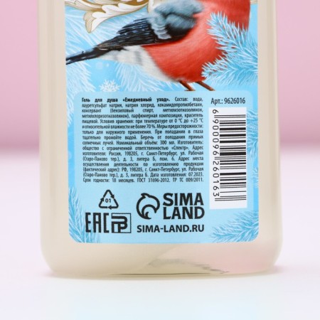 Shower gel "Winter Tale", 300 ml, vanilla aroma, pure happiness-5