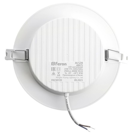 The built -in LED LED Feron AL528, IP40, LED, 24 W, 171x171x29 mm, white color-6