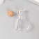 Decor for creativity Glass "A bottle - a heart with a traffic jam" 0.8x1.9x2.7 cm