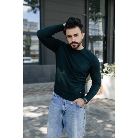 Jumper male ise, size 58, emerald color-7