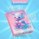 Notebook Gift Book 96l, line, color cut, PVC cover 3D Bear (17.7x12.4cm)
