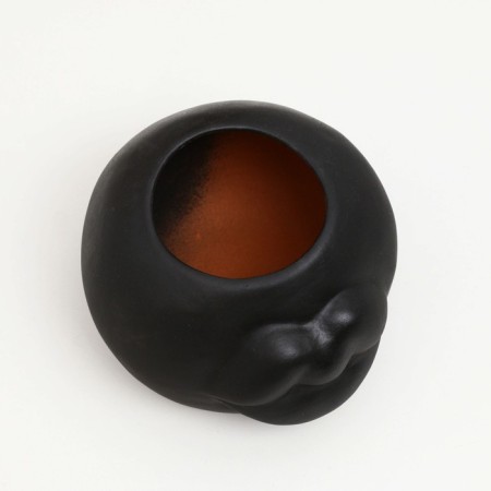 VAZA "Sponge", black, 1.2 l/14x10 cm-3