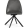 Stol on a metal frame spinning, metal/velor, black/gray 51x55x83 cm