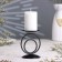 Sunser "Sunset" metal per 1 candle, 8.3x11 cm, black