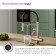 IDDIS ACE kitchen mixer, with filter and flexible pour, color matte gold