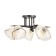Chandelier "Charlene" 5he27 40w Black 60x60x27 cm Bayerlux