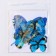 Set for decorating "Butterflies", 12 pcs, blue color