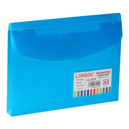 Folder-convert on Velcro A5, 180 MKR, with extension, pocket for business cards, mix-1