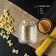 Glass Bank for bulk products with a Winnie wooden cover, 600 ml, 9 × 12 cm