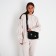 Bag Cross-Bodi with a zipper, black color