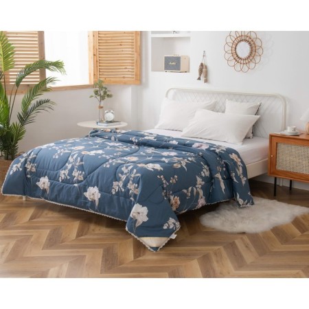 Dolly blanket, size 160x220 cm, blue color-1