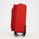 Small suitcase 20 "on lightning, code castle, with extension, red color