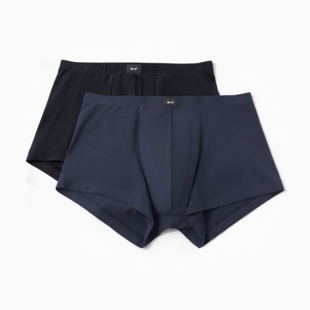 Set of men's panties boxers (2 pcs.), The color is dark blue /black, size 50 (l)