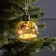 Fir -tree ball "Lilac dry flowers", batteries, 5 LED, glow warm white