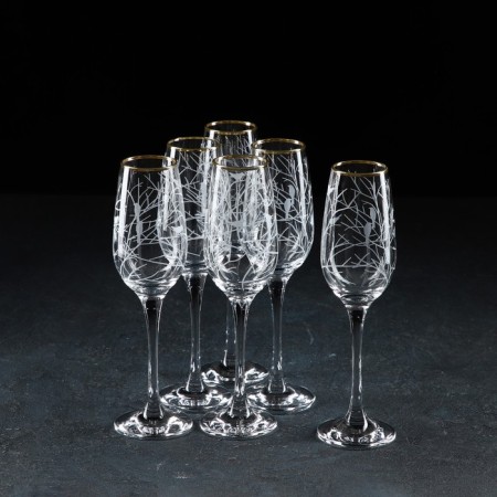 Set of glasses "Vienna Forest", glass, 210 ml, 6 pcs