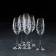 Set of glasses "Vienna Forest", glass, 210 ml, 6 pcs