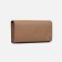 Women's wallet on magnets, brown color