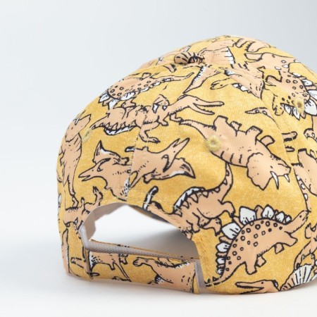 Children's cap "dinosaurics" minku yellow color, river 50-4