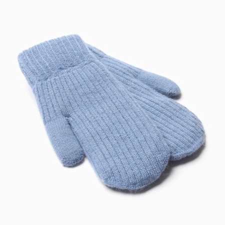 Women's mittens for claim Minaku Rubchik 22 cm blue