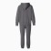 Women's costume (sweatshirt and trousers), dark gray color, size 44 (m)