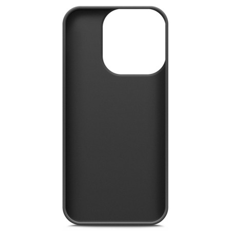 BORASCO cover for iPhone 14 Pro, matte, silicone, black-1