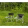 Tourist chair TRAMP TRF-020, directorship with the Lux table, aluminum