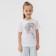 Children's T-shirt "Elsa", cold heart, height 110-116, white